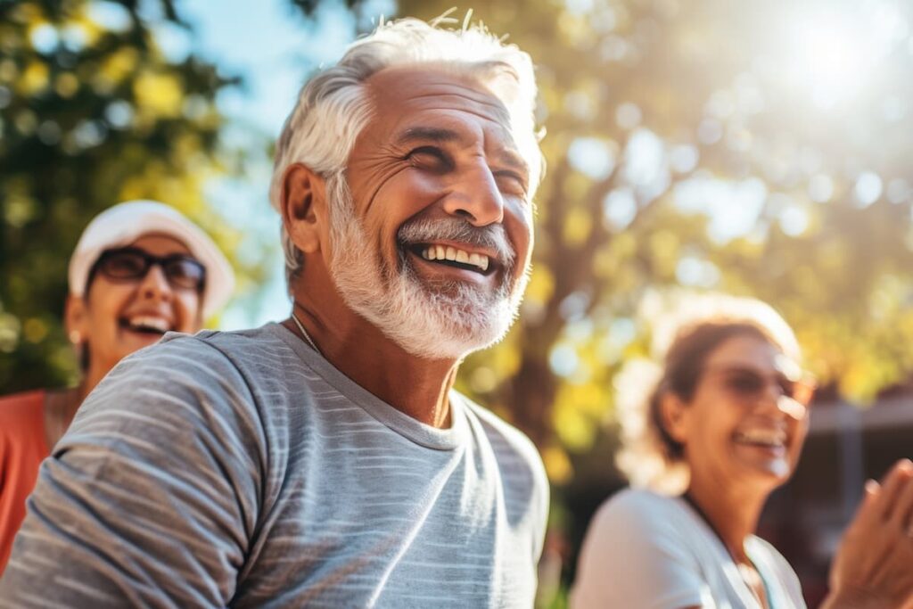 Golden Bell Senior Living | Seniors Outside In The Sun