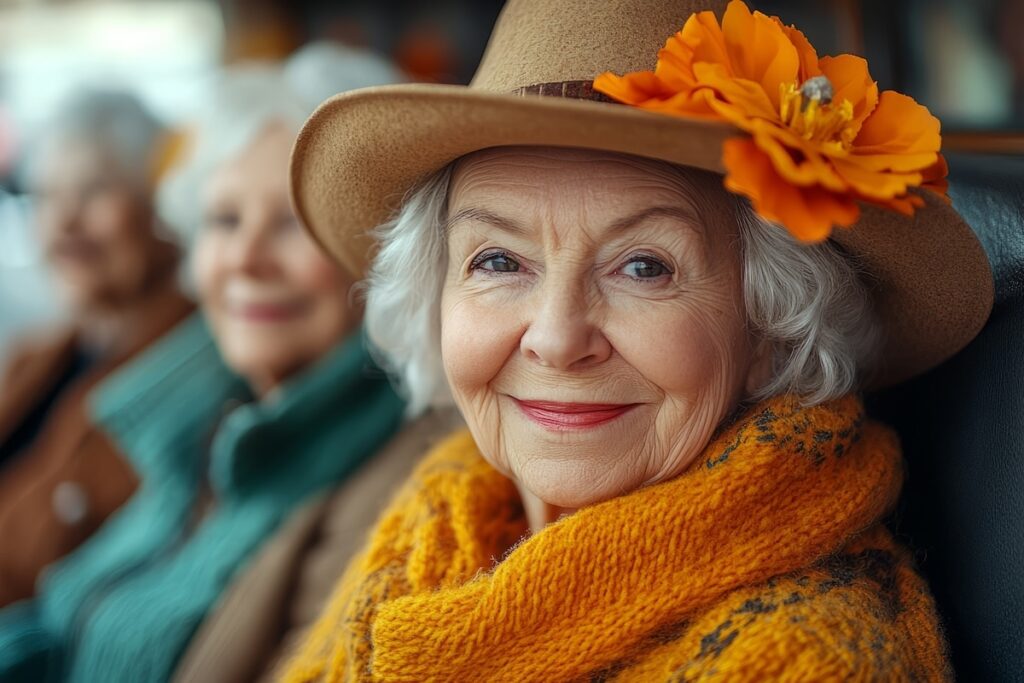 Cumberland Village | Seniors on a shuttle